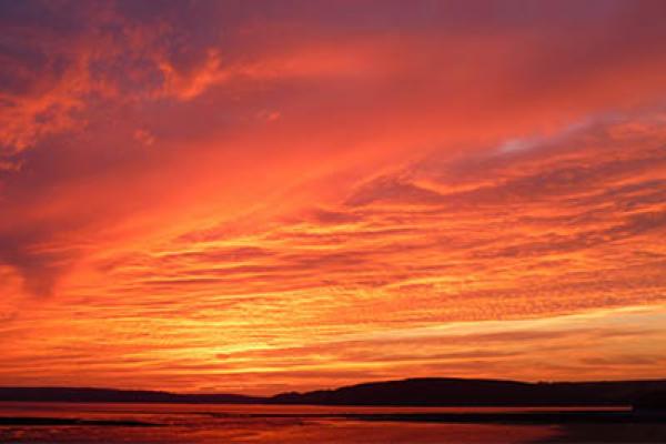 Red Skies of Salem, MA.