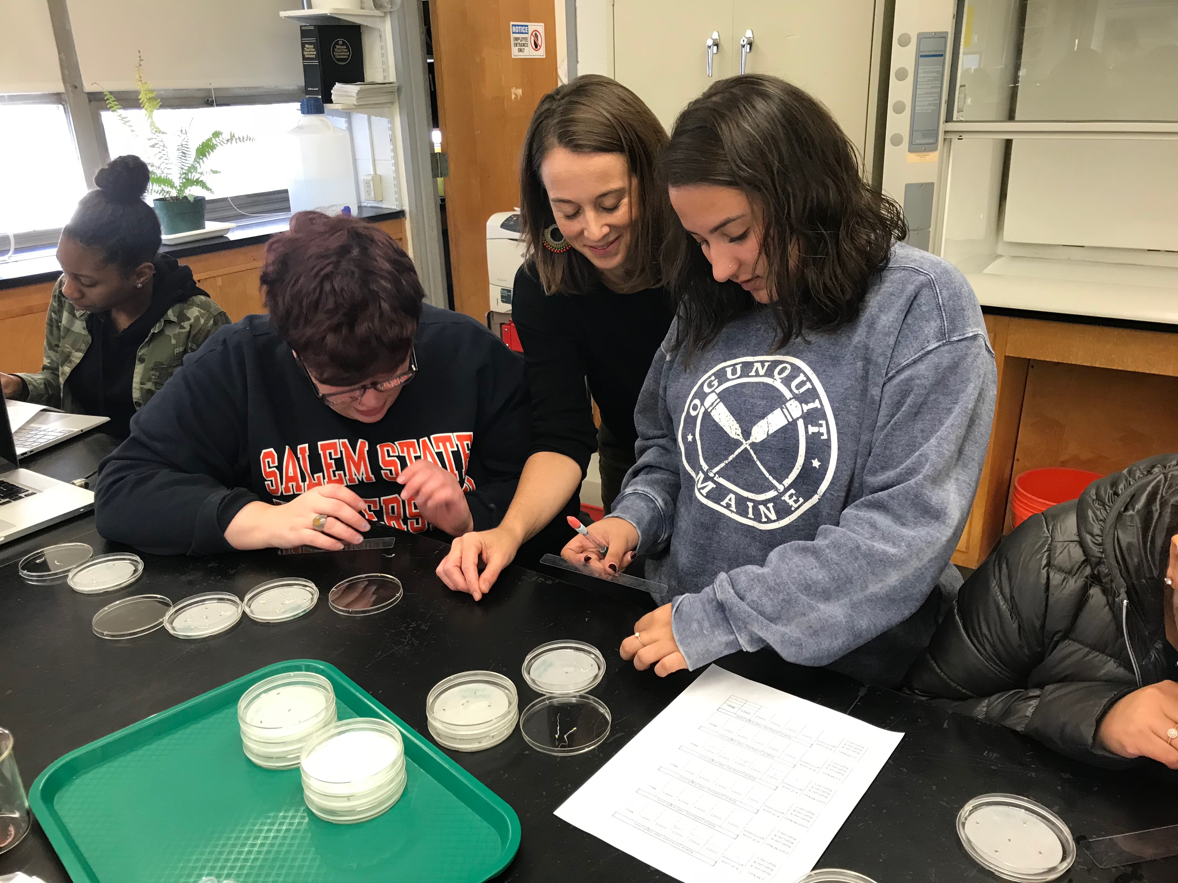 Students in lab