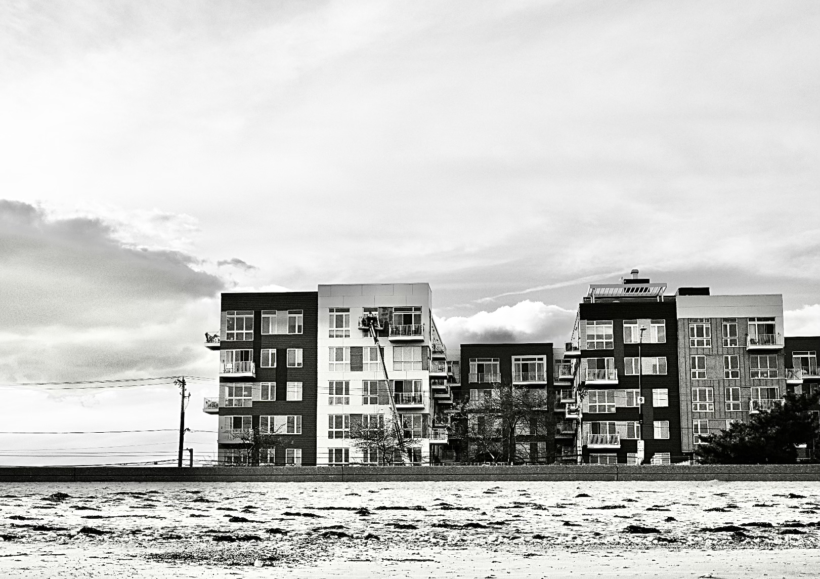 Revere Building on Revere Beach by Stephenie Young