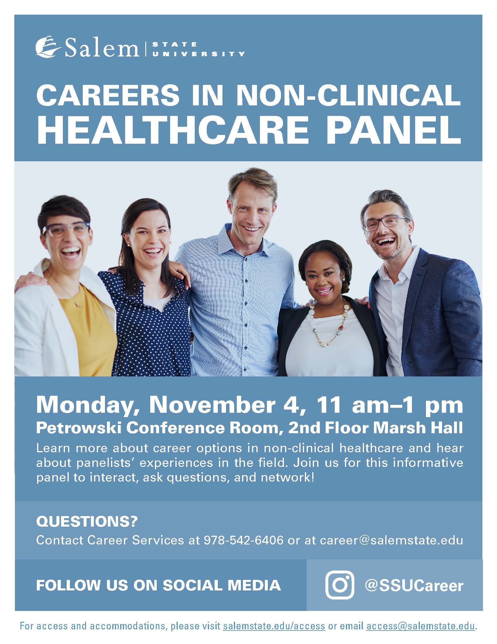 Careers in Non-Clinical Healthcare Panel