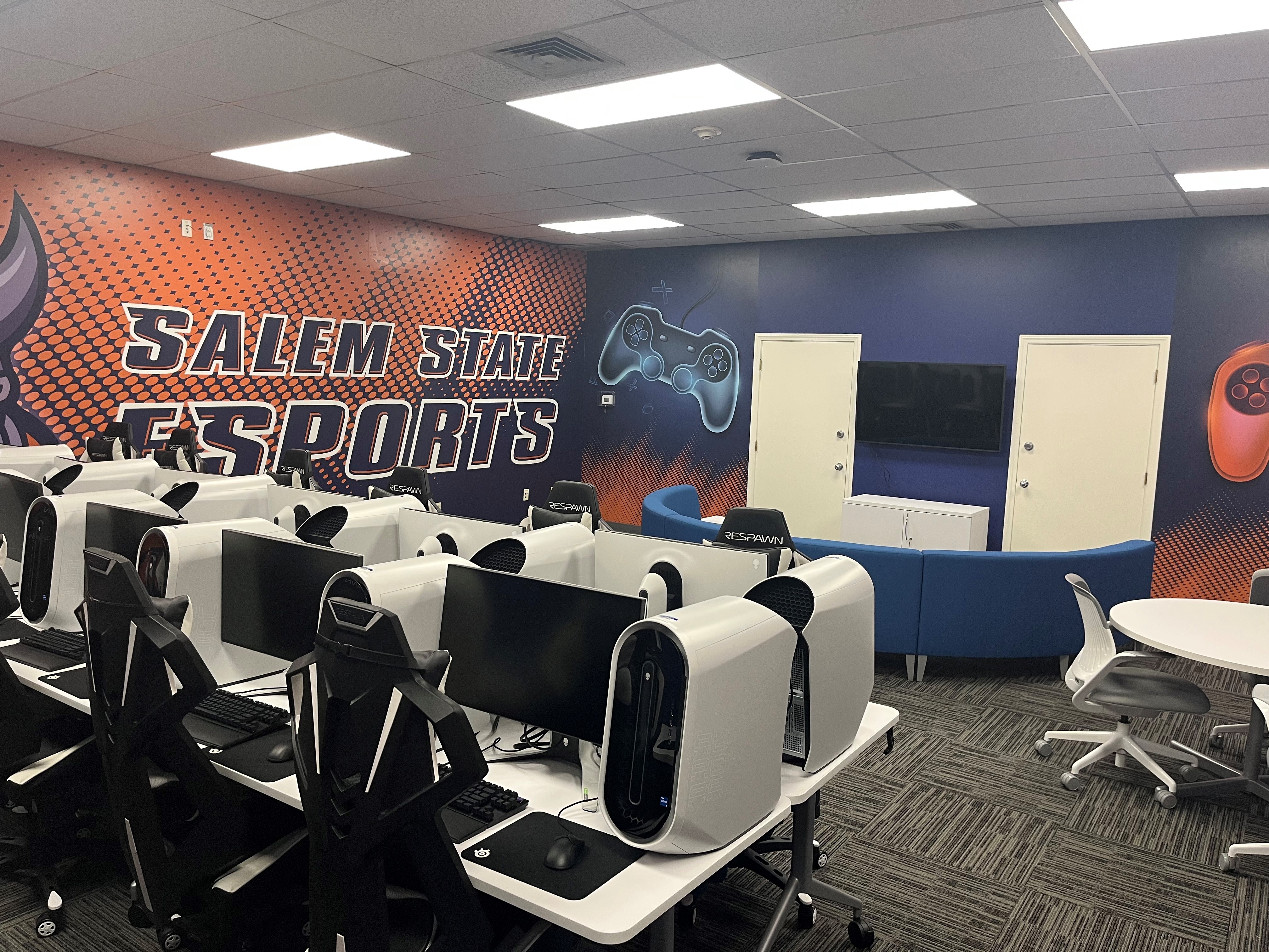 Our esports lounge is ready to re-open for the spring semester!