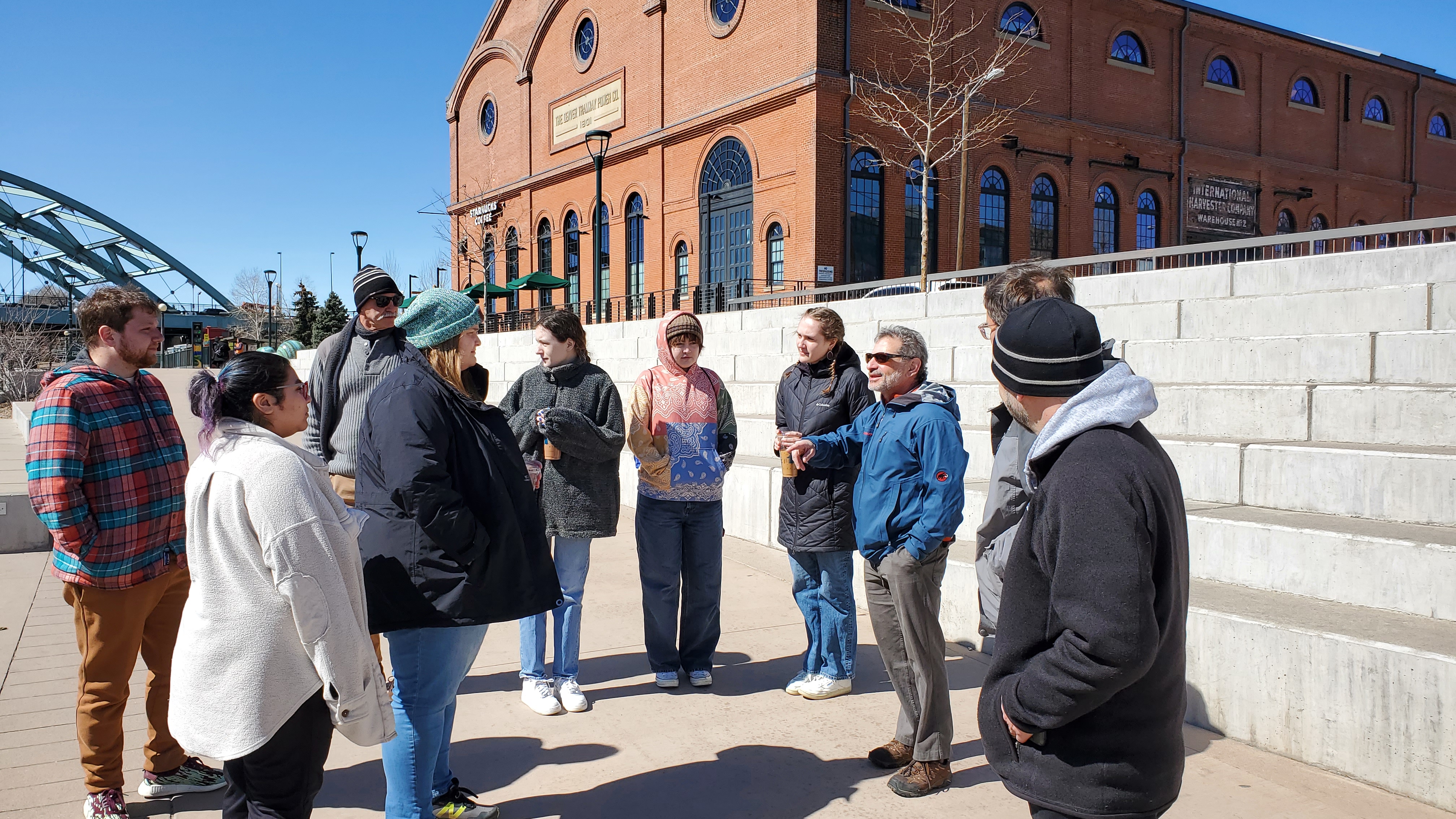 Professor Keith Ratner leads a tour of Denver with Geography and Sustainability…