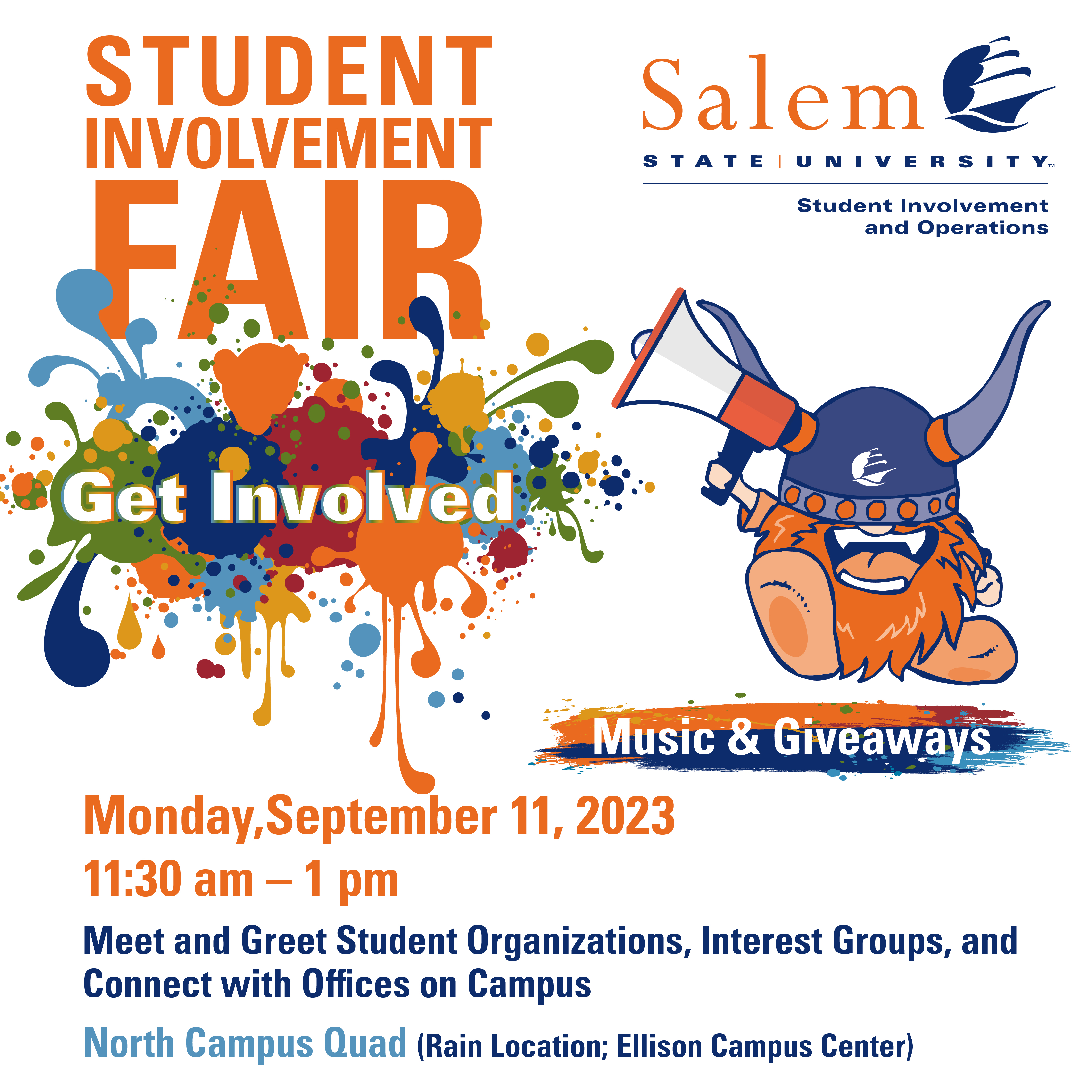 Student Involvement Fair Poster