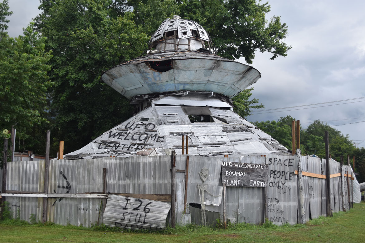 UFO Welcome Center in Bowman, South Carolina, June 20, 2019