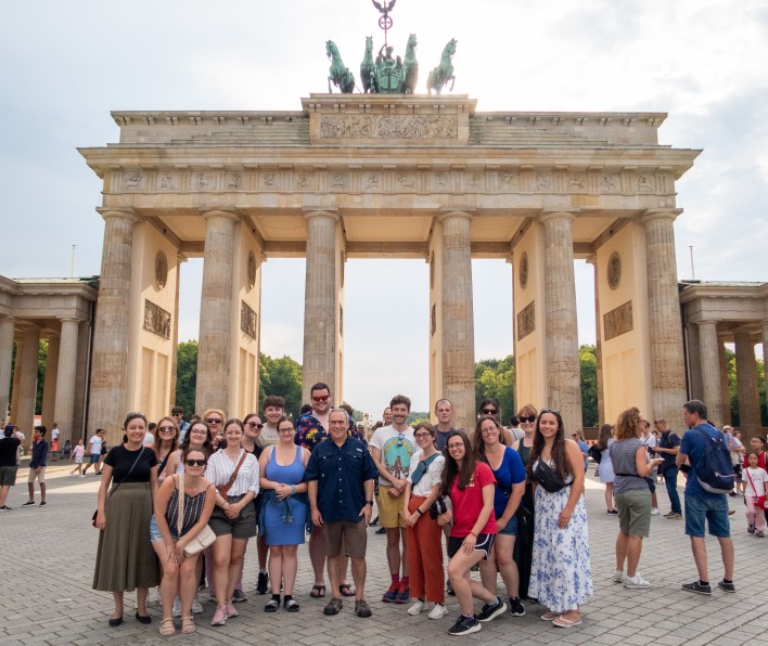 Salem State students in Berlin 