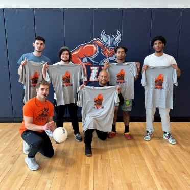 The Salem State champion intramural volleyball team