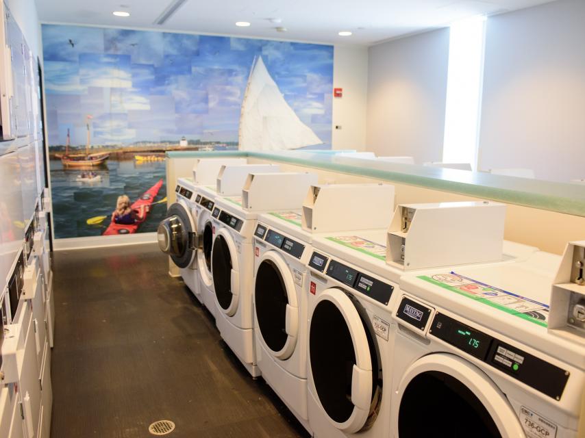 Marsh Hall's laundry room