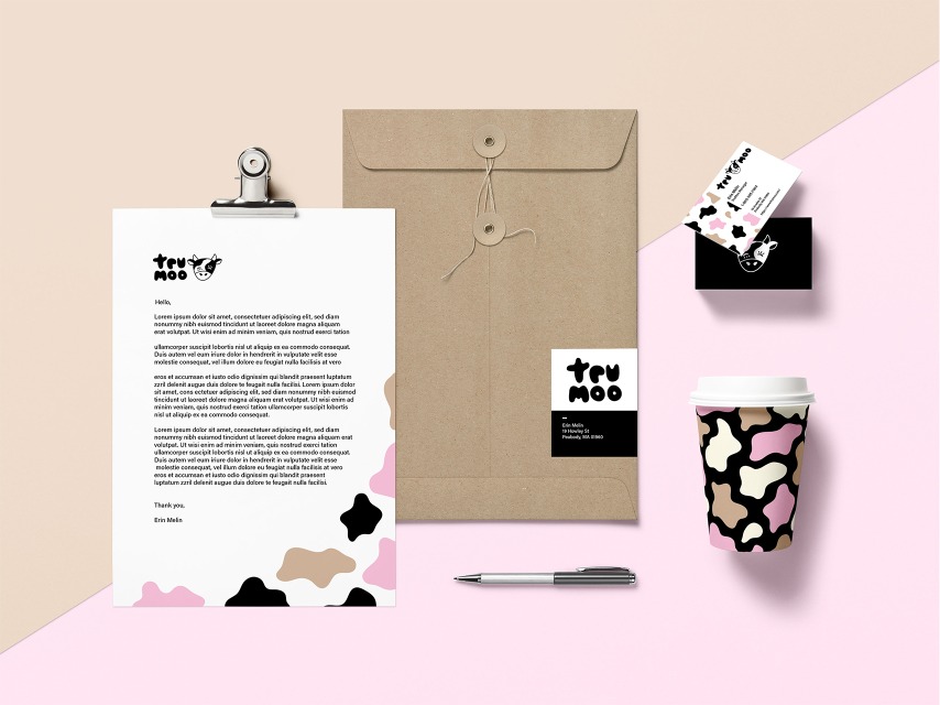 Erin Melin TruMoo Branding and Identity