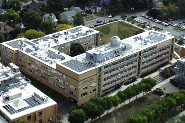 Meier Hall solar panels