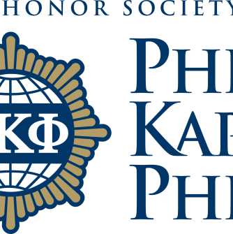 Words: "The Honor Society of Phi Kappa Phi" with the organizations seal